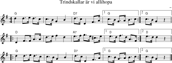 Trindskallar �r vi allihopa