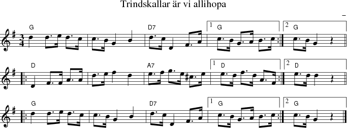 Trindskallar r vi allihopa