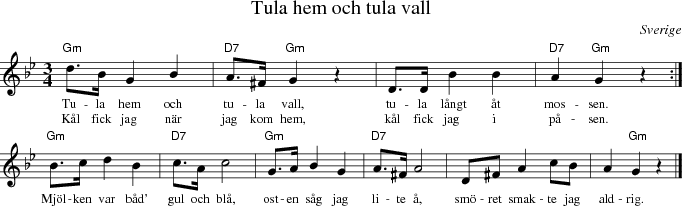 Tula hem och tula vall