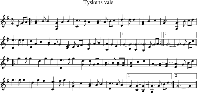 Tyskens vals