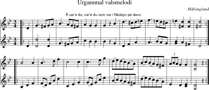 Urgammal valsmelodi