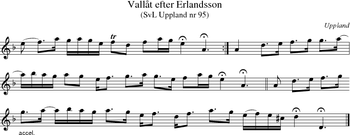 Vallt efter Erlandsson