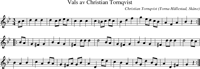 Vals av Christian Tornqvist