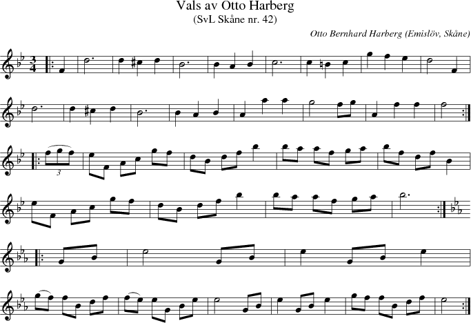 Vals av Otto Harberg