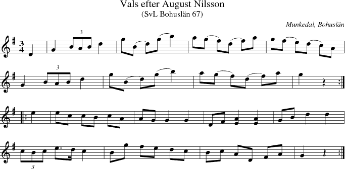 Vals efter August Nilsson