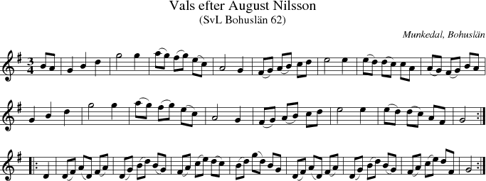Vals efter August Nilsson