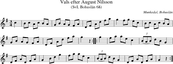 Vals efter August Nilsson