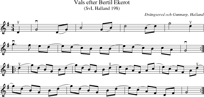 Vals efter Bertil Ekerot