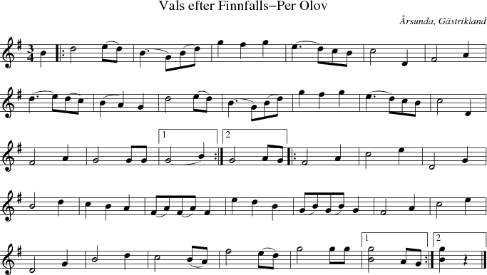 Vals efter Finnfalls-Per Olov