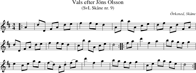 Vals efter Jns Olsson