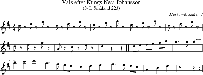 Vals efter Kungs Neta Johansson