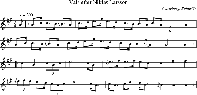Vals efter Niklas Larsson