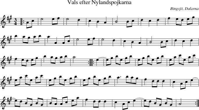 Vals efter Nylandspojkarna