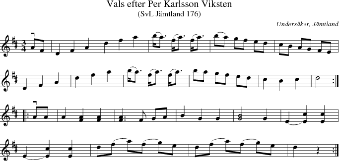 Vals efter Per Karlsson Viksten