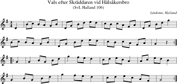 Vals efter Skrddaren vid Hlskersbro