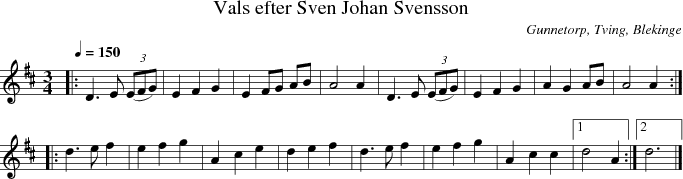 Vals efter Sven Johan Svensson