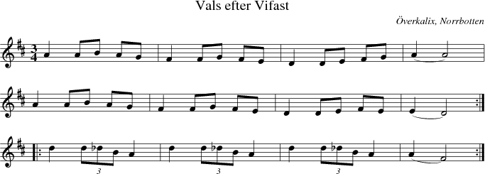 Vals efter Vifast