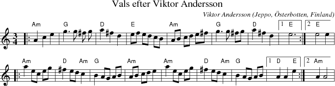 Vals efter Viktor Andersson