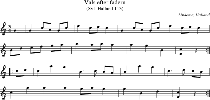 Vals efter fadern