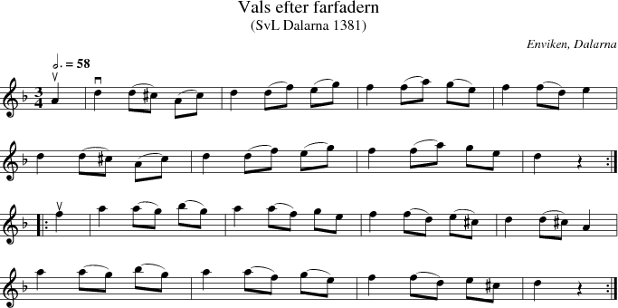 Vals efter farfadern