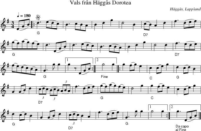 Vals fr�n H�gg�s Dorotea