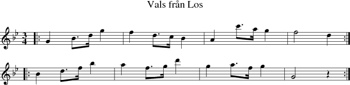 Vals frn Los