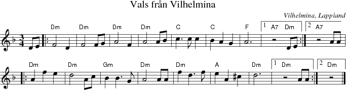 Vals fr�n Vilhelmina