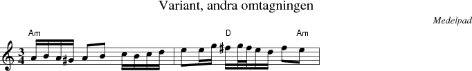 Variant, andra omtagningen