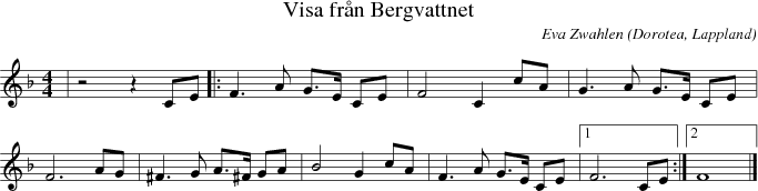 Visa fr�n Bergvattnet 