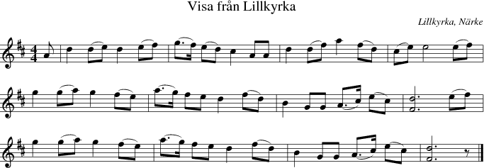 Visa frn Lillkyrka