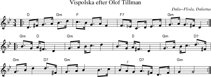 Vispolska efter Olof Tillman