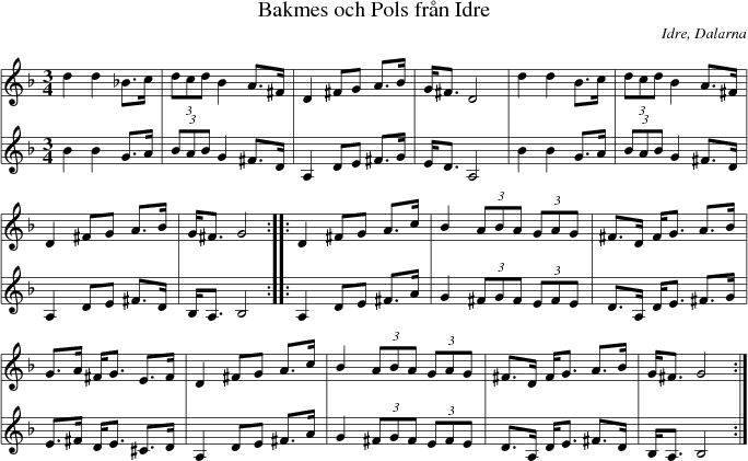  Bakmes och Pols fr�n Idre