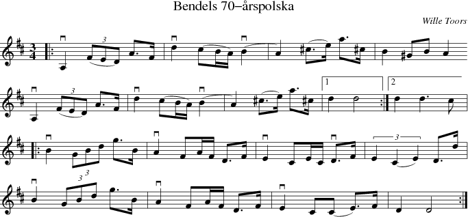  Bendels 70-�rspolska