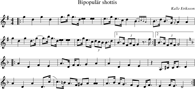  Bipopul�r shottis