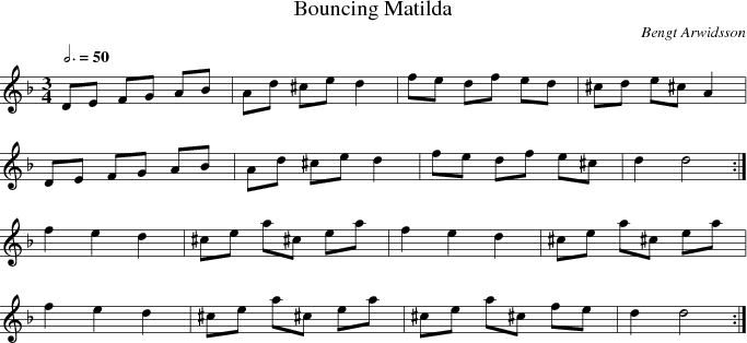  Bouncing Matilda