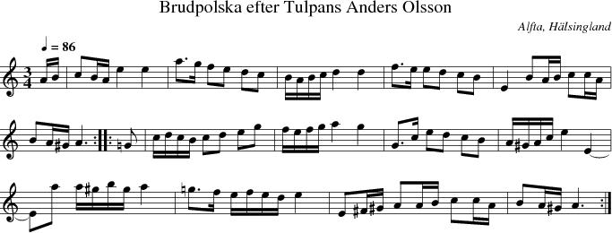  Brudpolska efter Tulpans Anders Olsson