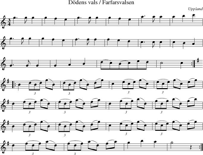  D�dens vals / Farfarsvalsen