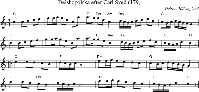  Delsbopolska efter Carl Sved (179)