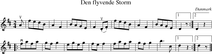  Den flyvende Storm