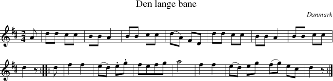  Den lange bane