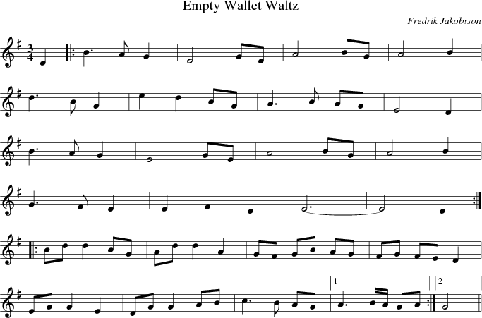  Empty Wallet Waltz