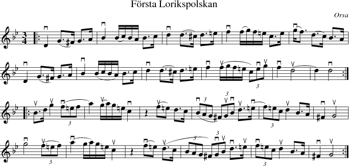  Frsta Lorikspolskan