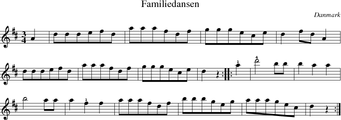  Familiedansen