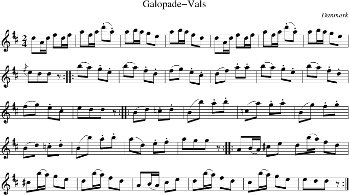  Galopade-Vals