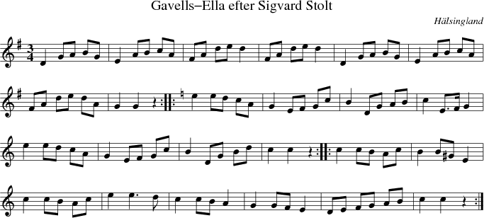  Gavells-Ella efter Sigvard Stolt