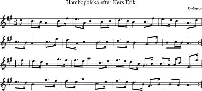  Hambopolska efter Kers Erik