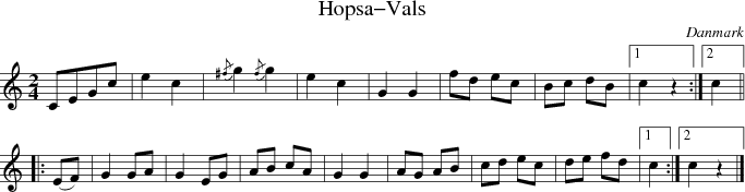  Hopsa-Vals