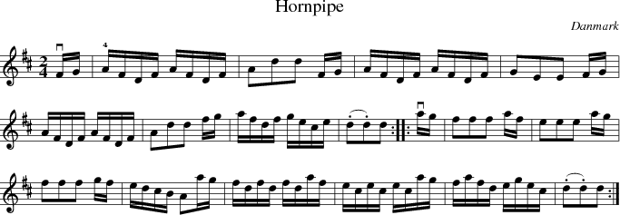  Hornpipe