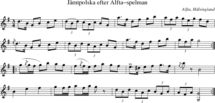  Jmtpolska efter Alfta-spelman