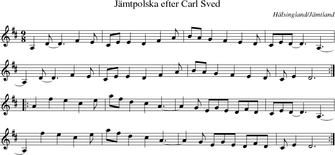  Jmtpolska efter Carl Sved